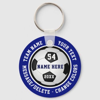 Cheap  Soccer Party Favors Ideas  Personalized Keychain by YourSportsGifts at Zazzle