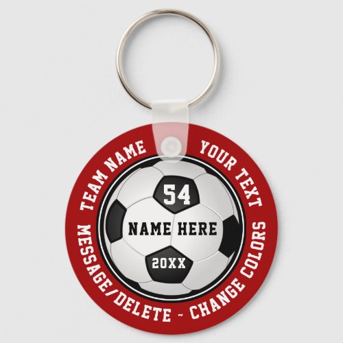 Cheap Soccer Party Favors Personalized Soccer Keychain