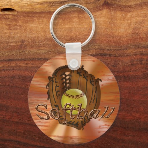 Cheap Softball Team Gift Ideas SOFTBALL KEYCHAINS Zazzle