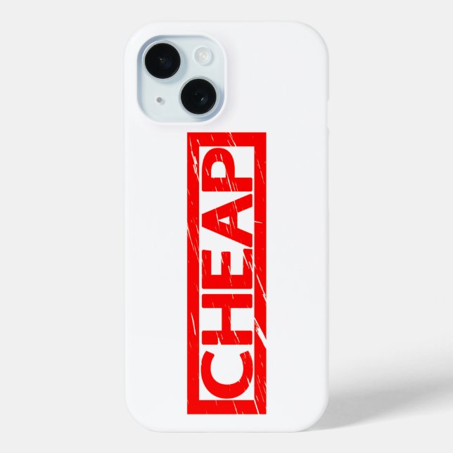 Cheap Stamp Case-Mate iPhone Case (Back)