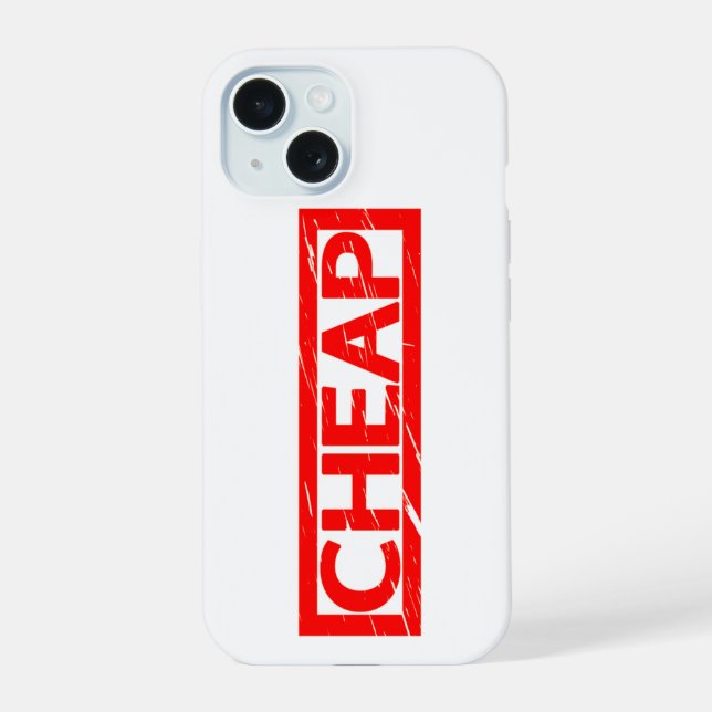 Cheap Stamp Iphone Case (Back)