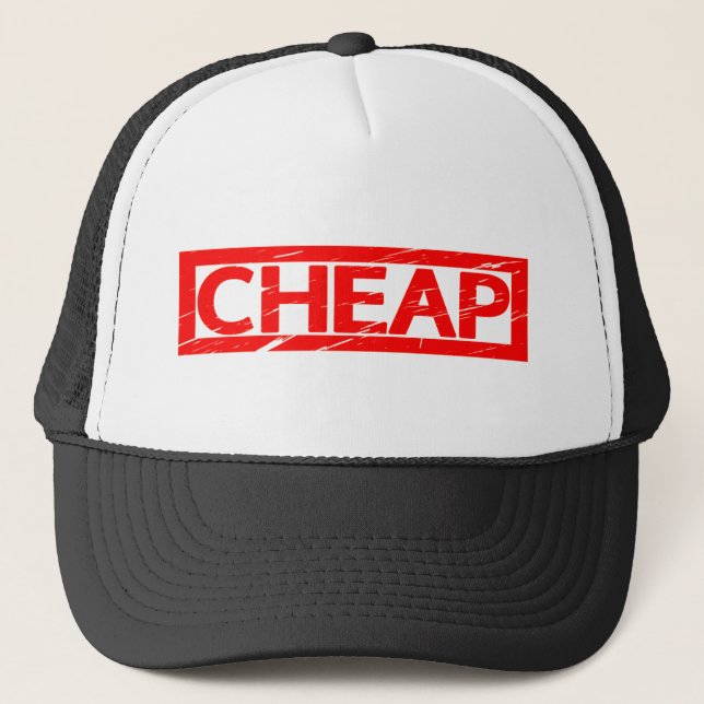 Cheap Stamp Trucker Hat (Front)