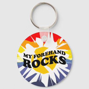 Cheap tennis keychains with ball slogan or saying