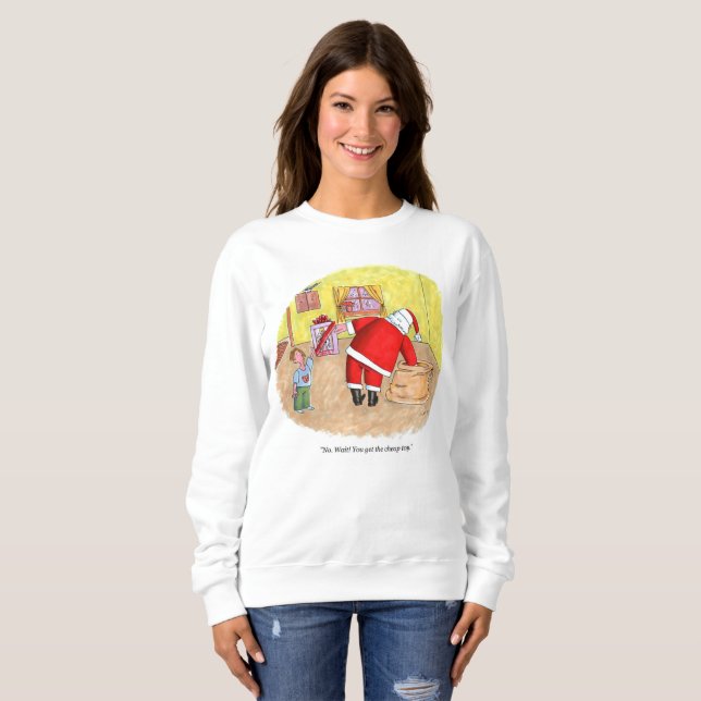 Cheap Toy women white sweatshirt (Front Full)