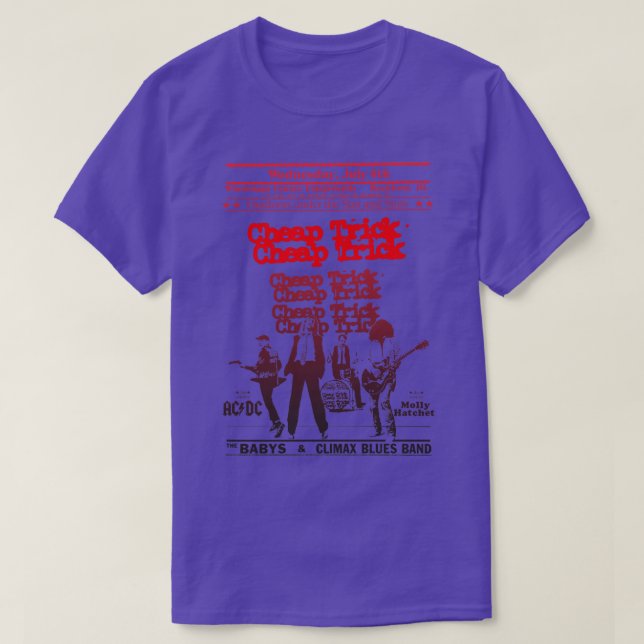 Cheap Trick concert TShirt (Design Front)