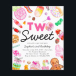 Cheap TWO SWEET Candy Kids Candyland Birthday Flyer<br><div class="desc">Cute TWO SWEET Candy Land Kids Candyland Birthday Invitation</div>