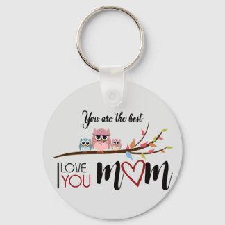 Cheap-type verse hugs mom "mother's day" keychain