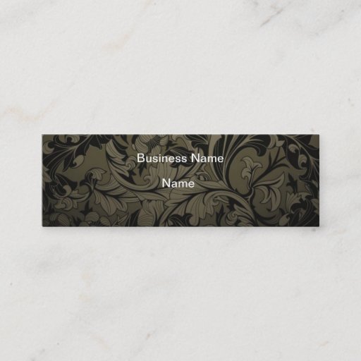 Customizable Cheap Vintage Grunge Floral Business Card