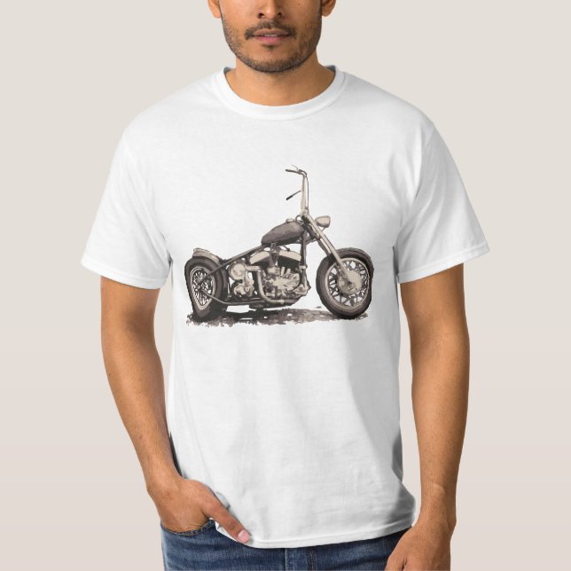 Cheap Vintage Motorbike T-Shirt (Front)