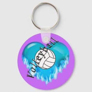 Cheap Volleyball Gifts BULK Volleyball Keychains
