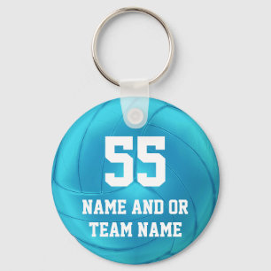 CHEAP Volleyball Team Gifts Your NUMBER and NAME Keychain