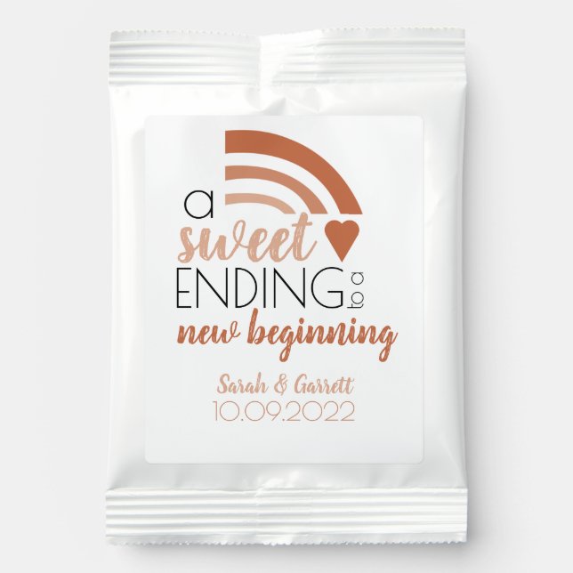 cheap wedding favor gift lemonade drink mix (Front)