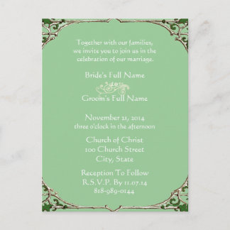 Cheap Wedding Invitation Postcards
