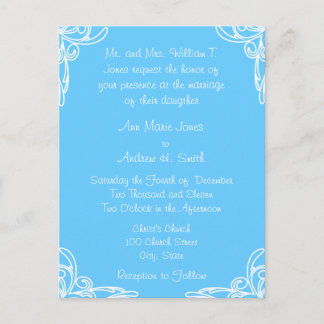 Cheap Wedding Invitation Postcards