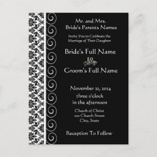Cheap Wedding Invitation Postcards