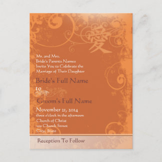 Cheap Wedding Invitation Postcards