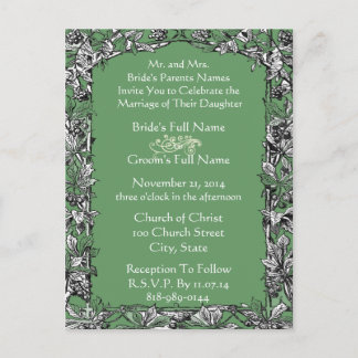 Cheap Wedding Invitation Postcards
