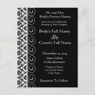 Cheap Wedding Invitation Postcards