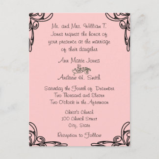 Cheap Wedding Invitation Postcards