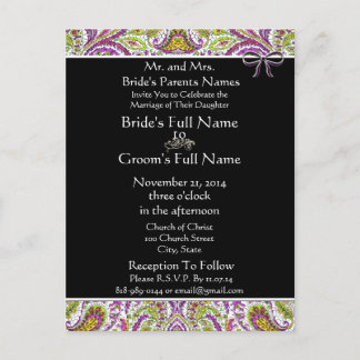 Cheap Wedding Invitation Postcards