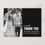 Cheap Wedding Thank You Card - Photo Funny! at Zazzle