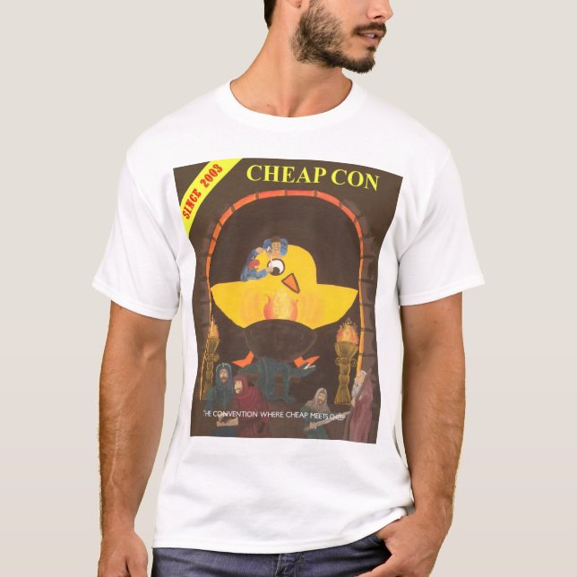 Cheapcon Chick color T-Shirt (Front)
