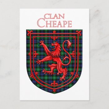 Cheape Of Torosay Tartan Scottish Plaid Postcard by thecelticflame at Zazzle