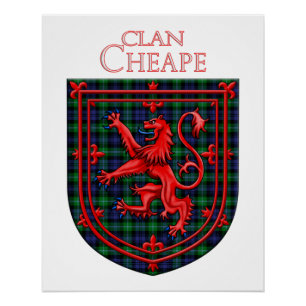 Cheape of Torosay Tartan Scottish Plaid Poster