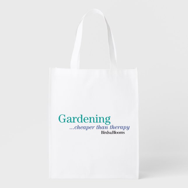 Cheaper Than Therapy Grocery Bag (Front)