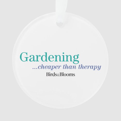 Cheaper Than Therapy Ornament