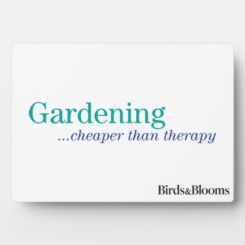 Cheaper Than Therapy Plaque