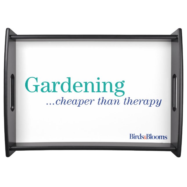 Cheaper Than Therapy Serving Tray (Front)