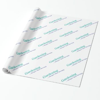 Cheaper Than Therapy Wrapping Paper by birdsandblooms at Zazzle