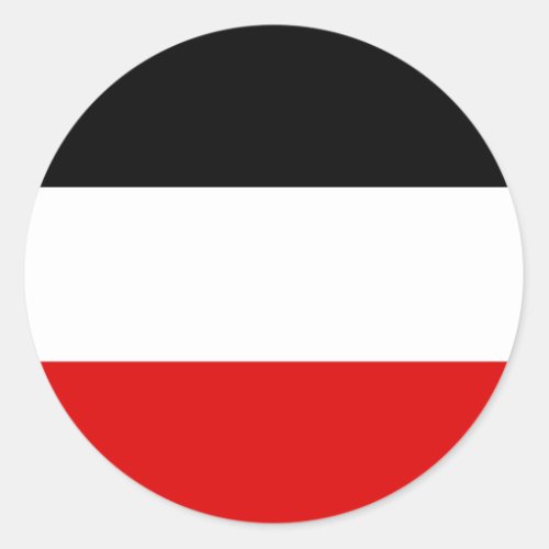 Cheapest German imperial flag Classic Round Sticker