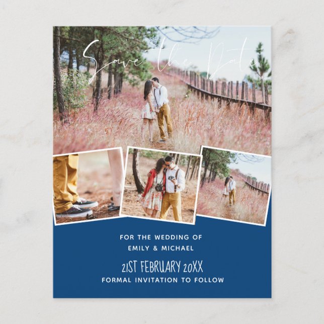 Cheapest Save Dates PH)TO COLLAGE Modern (Front)