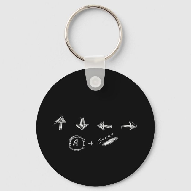 Cheat Code Keychain (Front)