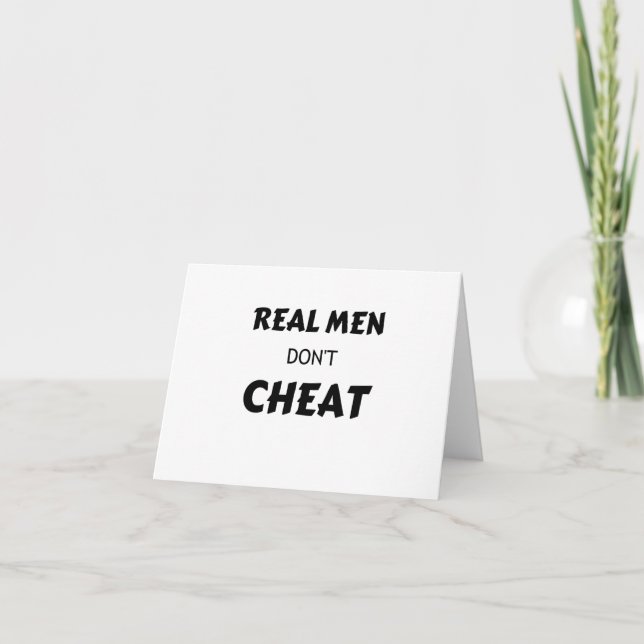 CHEAT LETTERPRESS THANK YOU CARD (Front)