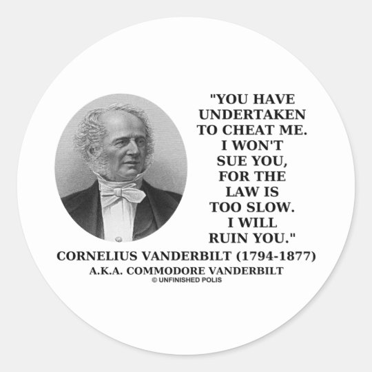 Cheat Me Won't Sue You Law Too Slow Ruin You Classic Round Sticker