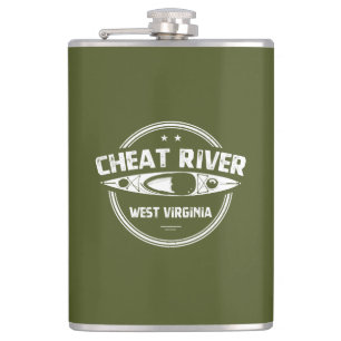 Cheat River, West Virginia Flask