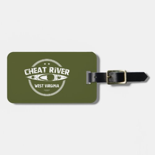 Cheat River West Virginia Luggage Tag