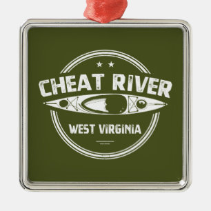 Cheat River, West Virginia Metal Ornament