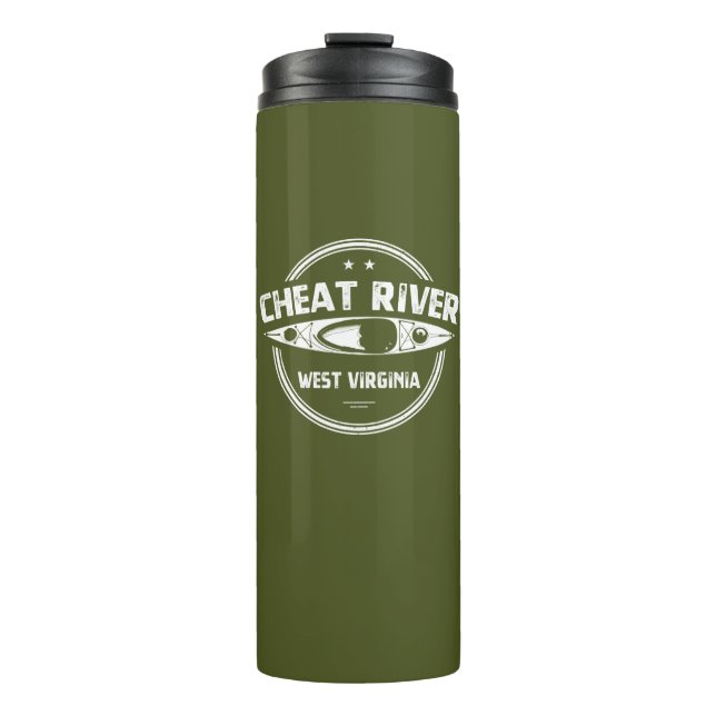 Cheat River, West Virginia Thermal Tumbler (Front)