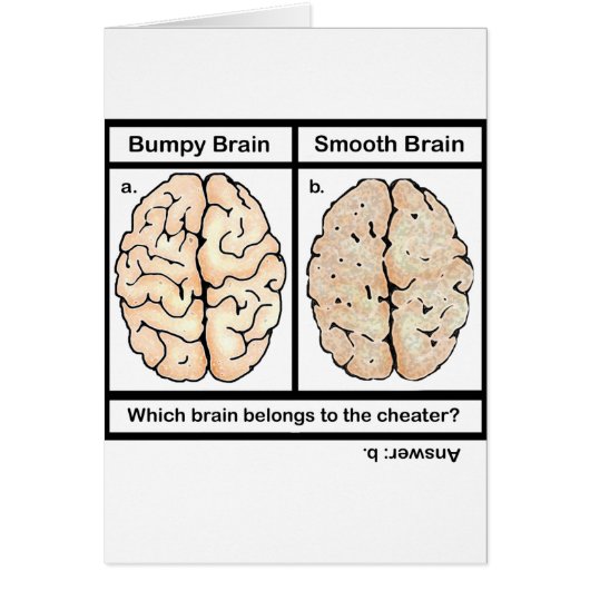 Cheating Brain Cards (Front)
