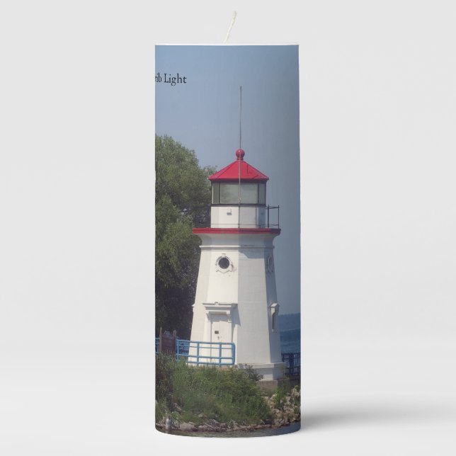 Cheboygan Crib Light candle (Front)