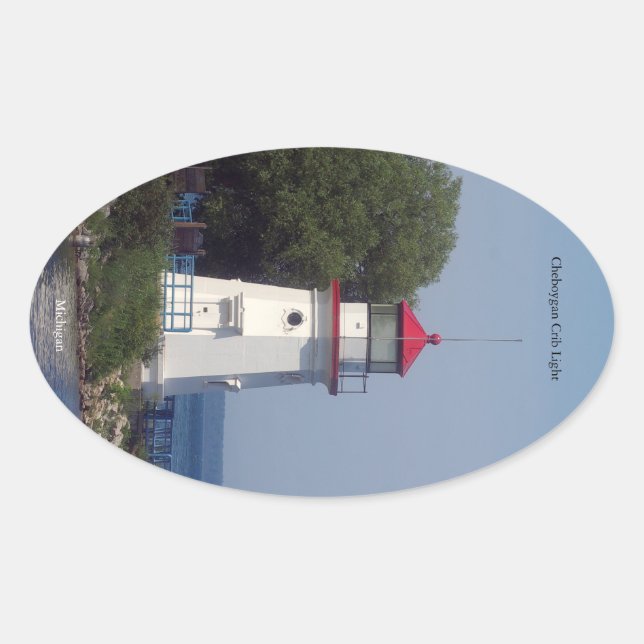 Cheboygan Crib Light sticker (Front)