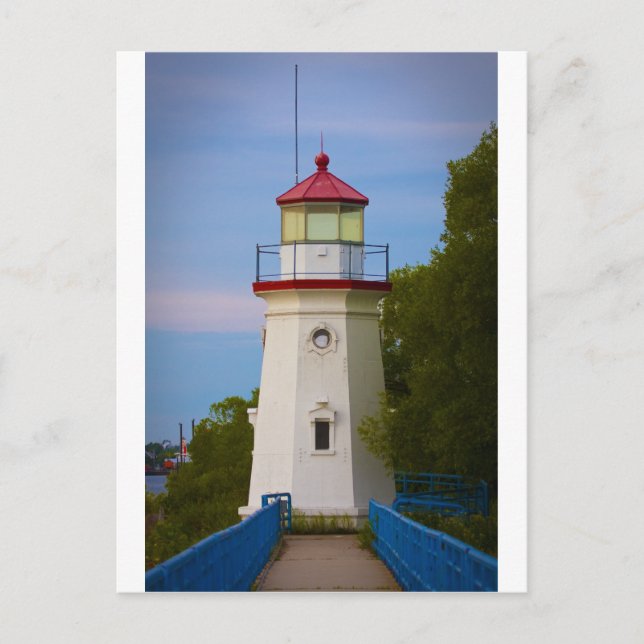 Cheboygan Lighthouse #6548 Postcard (Front)