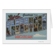 Cheboygan, Michigan - Large Letter Scenes (Front Horizontal)