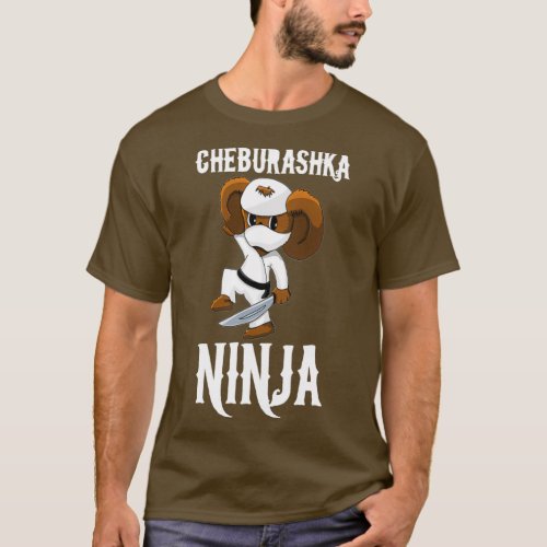 Cheburashka Ninja Gift Shotokan Nippon T_Shirt