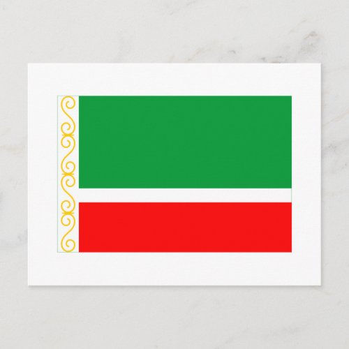 Chechen Republic Flag Postcard