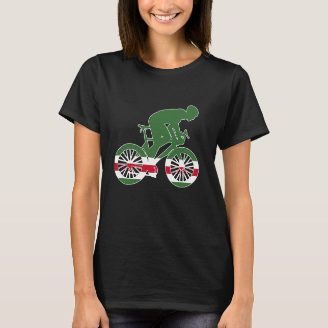 Chechen Republic Of Ichkeria Biker Nation Rider Wo T-Shirt (Front)